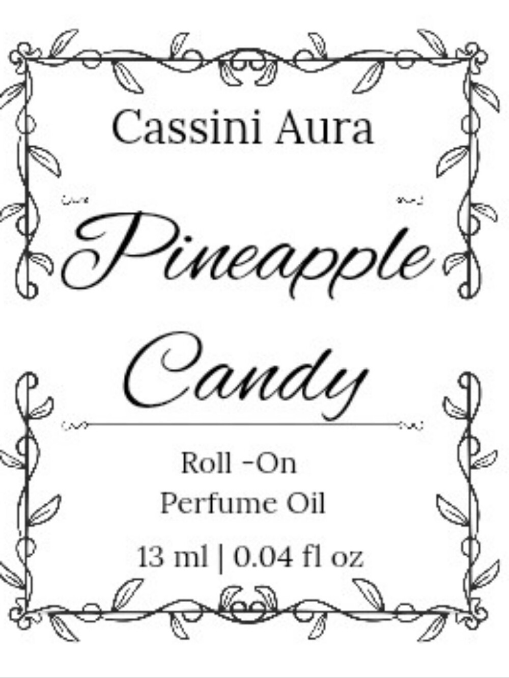 Pineapple Candy Roll-On Perfume Oil - White